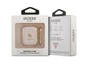 کاور محافظ براق اکلیلی ایرپاد 1 و 2 سی جی موبایل CG Mobile Apple Airpods/Airpods 2 Guess Glossy Crown Case