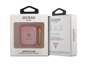 کاور محافظ براق اکلیلی ایرپاد 1 و 2 سی جی موبایل CG Mobile Apple Airpods/Airpods 2 Guess Glossy Crown Case