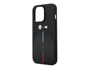 قاب فیبر کربن و چرم آیفون 14 پرو مکس طرح بی ام و ام3 CG Mobile iphone 14 Pro Max BMW M3 Carbon Fiber &amp;amp; Leather Case