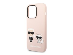 قاب سیلیکونی آیفون 14 پرو طرح گربه و کارل CG Mobile iphone 14 Pro Cat Karl Lagerfeld Silicone Case