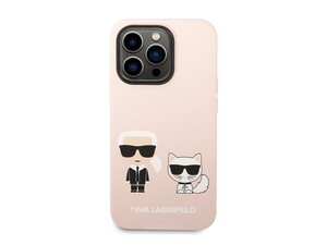 قاب سیلیکونی آیفون 14 پرو مکس طرح گربه و کارل CG Mobile iphone 14 Pro Max Cat Karl Lagerfeld Silicone Case