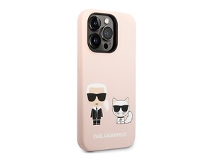 قاب سیلیکونی آیفون 14 پرو مکس طرح گربه و کارل CG Mobile iphone 14 Pro Max Cat Karl Lagerfeld Silicone Case