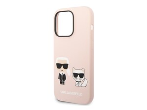 قاب سیلیکونی آیفون 14 پرو مکس طرح گربه و کارل CG Mobile iphone 14 Pro Max Cat Karl Lagerfeld Silicone Case