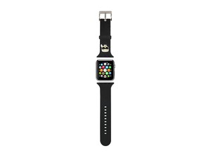 بند سیلیکونی اپل واچ 42 و 44 میلیمتر طرح کارل و گربه CG Mobile Apple Watch 42/44 mm Karl Silicone Strap