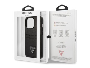 قاب چرمی جاکارتی دار آیفون 13 پرو مکس CG Mobile iphone 13 Pro Max Guess Leather Case