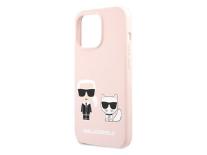 قاب سیلیکونی آیفون 13 پرو طرح گربه و کارل CG Mobile iphone 13 Pro Cat Karl Lagerfeld Silicone Case