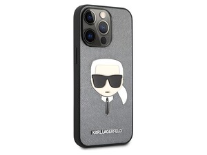 قاب چرمی آیفون 13 پرو مکس طرح کارل CG Mobile iphone 13 Pro Max Karl Lagerfeld Leather Case