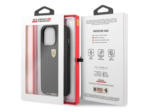 قاب فیبرکربن آیفون 13 پرو طرح فراری CG Mobile iphone 13 Pro Ferrari Carbone Case