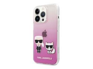 قاب محافظ شیشه ای آیفون 13 پرو طرح کارل و گربه CG Mobile iphone 13 Pro Karl Lagerfeld Case