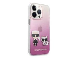 قاب محافظ شیشه ای آیفون 13 پرو طرح کارل و گربه CG Mobile iphone 13 Pro Karl Lagerfeld Case