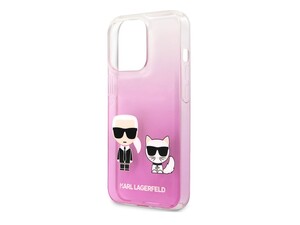 قاب محافظ شیشه ای آیفون 13 پرو طرح کارل و گربه CG Mobile iphone 13 Pro Karl Lagerfeld Case