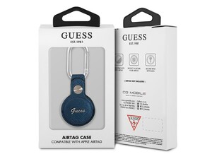 محافظ چرمی ایر تگ اپل CG Mobile Apple Airtag Guess Leather Case