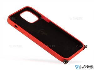 قاب سیلیکونی بند دار آیفون 12 مینی طرح فراری CG Mobile iphone 12 mini Silicone Case