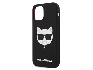 قاب سیلیکونی آیفون 12 و 12 پرو طرح گربه کارل CG Mobile iphone 12/12 Pro Karl Lagerfeld Silicone Case