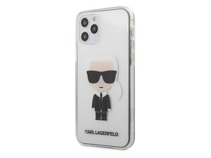 قاب محافظ شیشه ای آیفون 12 و 12 پرو طرح کارل CG Mobile iphone 12/12 Pro Karl Lagerfeld