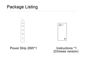 قیمت چند راهی 3سوکت  و 2 یو اس بی و 1 تایپ سی شیائومی  Xiaomi XMCXB05QMN Power Strip 1Type C 2USB 3 Power Socket