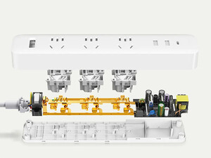 کیفیت چند راهی 3سوکت  و 2 یو اس بی و 1 تایپ سی شیائومی  Xiaomi XMCXB05QMN Power Strip 1Type C 2USB 3 Power Socket