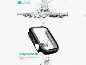 خرید قاب محافظ اپل واچ سری 7 کوتتسی Coteetci glass hard shell iWatch 7 25003-45