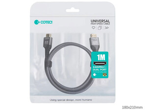 کابل دو سر اچ دی ام آی 3 متری کوتتسی Coteetci dual HDMI video cable 87107