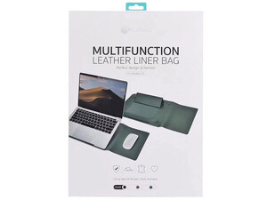 پایه نگهدارنده و پد موس مک بوک پرو 16 اینچ کوتتسی Coteetci Multi Functional Leather Liner Bag MacBook Pro 16" MB1088