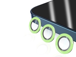 محافظ لنز شبرنگ آیفون 12 و 12 پرو گرین Green iPhone 12/12 Pro Night Glow Luminous Camera Lens Ring