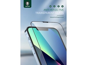 محافظ صفحه نمایش شیشه ای ضد انعکاس آیفون 13 پرو گرین Green iphone 13 Pro Anti-Reflective Transparent Glass