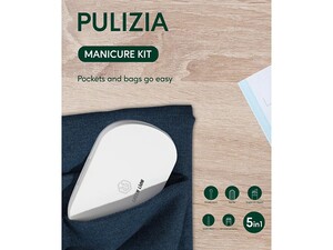 ست 5 عددی مانیکور و ناخن گیر گرین Green Pulizia Manicure Kit 5 in 1