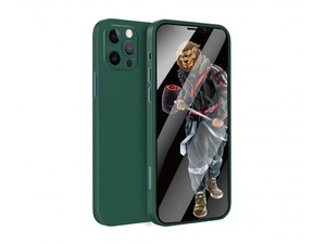 گلس و کاور محافظ آیفون 12 پرو مکس گرین Green iphone 12 Pro Max Carcasa 360 Screen & Case