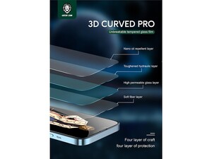 Green Lion 3D Curved Tempered Glass for iPhone 13 Pro Max