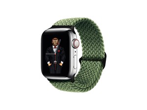 بند اپل‌واچ 38 و 40 میلی‌متری گرین Green Lion Braided Solo Loop Adjustable Strap for Apple Watch 38/40mm