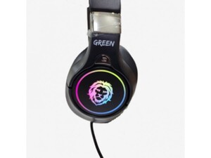 هدفون مخصوص بازی با سیم گرین Green K10 RGB Professional Gaming Headphones