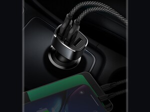 خرید شارژر فندکی 3 پورت با قابلیت شارژ سریع مک دودو MCDOOD 3 Port 5.2A Car Charger CC-630