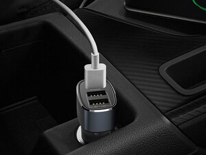 شارژر فندکی 3 پورت با قابلیت شارژ سریع مک دودو MCDOOD 3 Port QC 3.0 4.8A Car Charger CC-657 سازگار با تمام خودرو ها