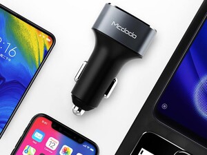 شارژر فندکی 3 پورت با قابلیت شارژ سریع مک دودو MCDOOD 3 Port QC 3.0 4.8A Car Charger CC-657 قابلیت شارژ تمام دستگاه ها