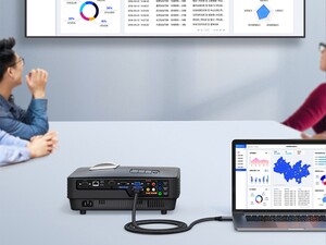 مبدل اچ دی ام آی به وی جی ای 2 متری مک دودو Mcdodo HDMI to VGA Convertor Cable 2M CA-777 سازگار با پروژکتور ها