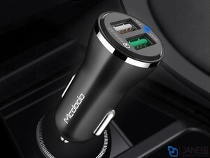 شارژر فندکی سریع دو پورت مک دودو Mcdodo Car Charger Dual USB 30W MAX CC-4910