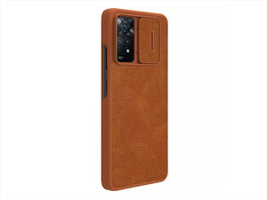 کیف نیلکین شیائومی Nillkin Xiaomi Redmi Note 11 Pro 4G (Global)/Note 11 Pro 5G (Global)/Note 11 Pro Plus 5G (India)/Note 11E Pro 5G Qin Pro Leather Case