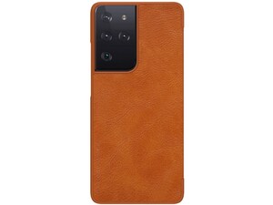 کیف چرمی نیلکین سامسونگ Nillkin Qin Leather Case Samsung S21 Ultra