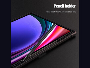 کیف محافظ بامپردار تبلت سامسونگ اس 9 اولترا نیلکین Nillkin Bumper Leather cover case Pro Multi-angle folding style Samsung Galaxy Tab S9 Ultra