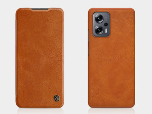 قاب محافظ ردمی نوت 11 تی پرو و 11 تی پرو پلاس شیائومی نیلکین Nillkin Xiaomi Redmi Note 11T Pro/11T Pro+ 5G Qin leather case