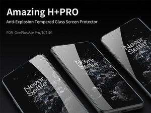 محافظ صفحه نمایش شیشه‌ای نیلکین وان پلاس Nillkin OnePlus Ace Pro/10T 5G H+Pro Anti-Explosion Glass Screen Protector