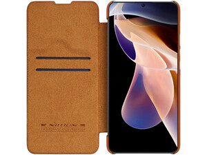 کیف چرمی محافظ نیلکین شیائومی Nillkin Xiaomi Redmi Note 11 Pro/11 Pro+ 5G Qin leather case