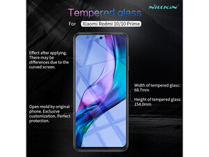 محافظ صفحه نمایش شیشه‌ای نیلکین شیائومی Nillkin Xiaomi Redmi 10/10 Prime CP+PRO tempered glass