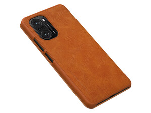 کیف چرمی محافظ نیکین شیائومی NillkinXiaomi Redmi K40/K40 Pro/K40 Pro+/Mi 11i/Poco F3 Qin leather case k40