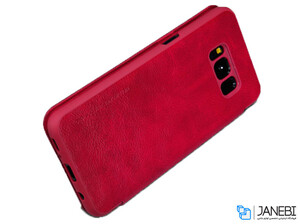 کیف چرمی نیلکین سامسونگ Nillkin Qin Leather Case Samsung Galaxy S8