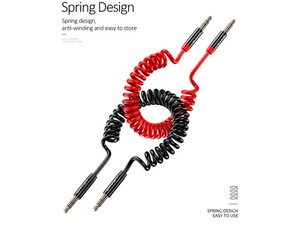 کابل انتقال صدا یوسامز Usams US-SJ256 Spring AUX Cable 1.2m