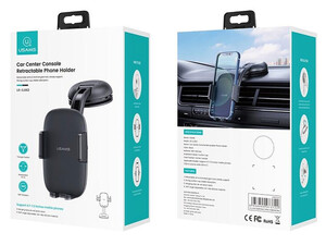 هولدر موبایل داخل خودرو یوسامز Usams US-ZJ063 Car Center Console Retractable Phone Holder