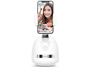 هولدر گوشی موبایل هوشمند با قابلیت ردیابی چهره یوسامز USAMS US-ZB239 Smart Face Tracking Phone Holder