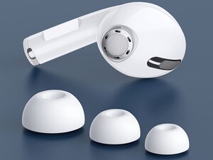 سری سیلیکونی ایرپاد پرو در سه سایز مختلف USAMS 2 Pairs Silicone Protective Caps for AirPods Pro در سه سایز مختلف