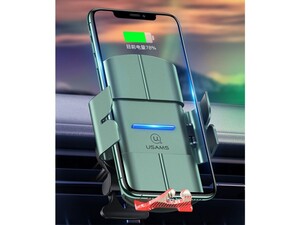 پایه نگهدارنده هوشمند و شارژر وایرلس یوسامز Usams US-CD133 Wireless Charging Car Holder